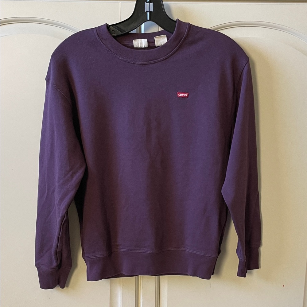 Levi's Deep Purple Crewneck Sweatshirt